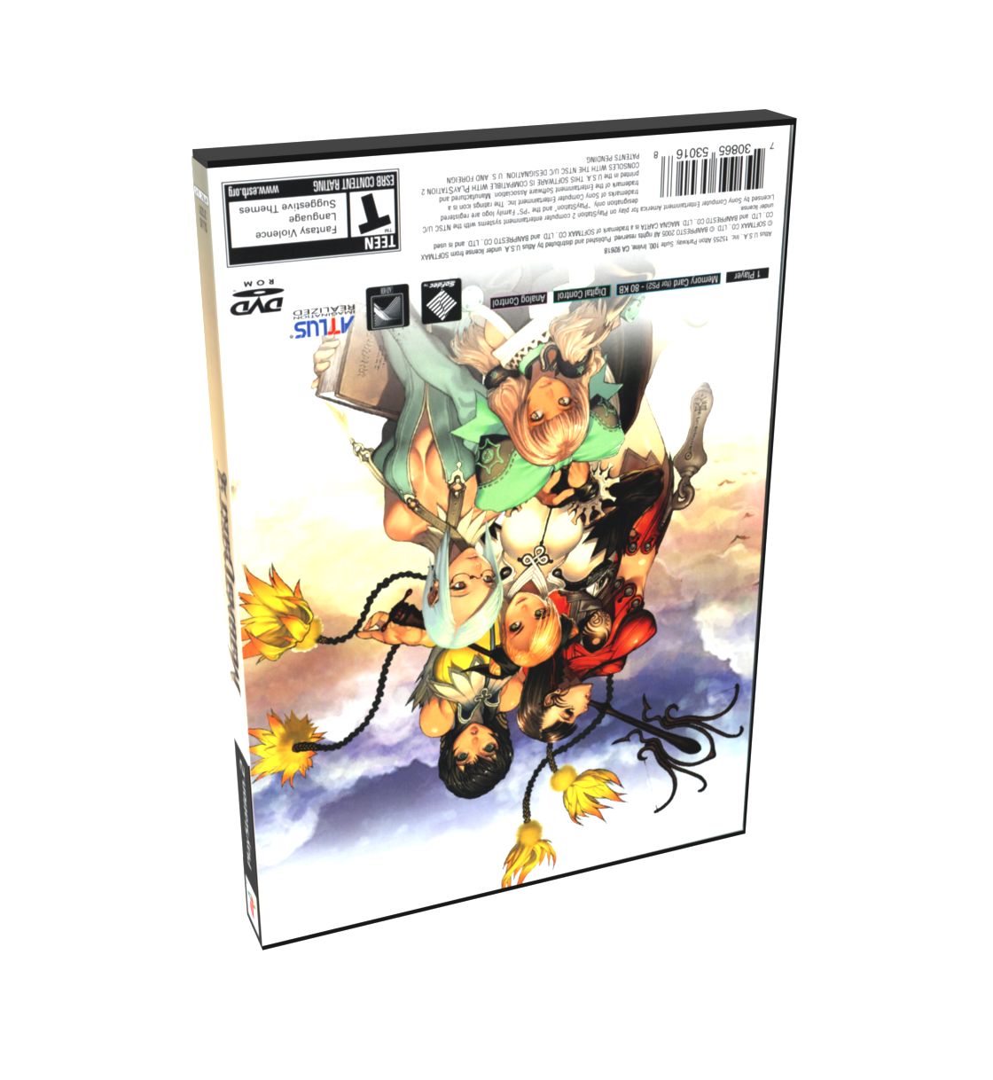 Magna Carta Tears of Blood (inside) | NTSC | Playstation 2 | PS2 | En | Reproduction Case and Booklet - NO GAME