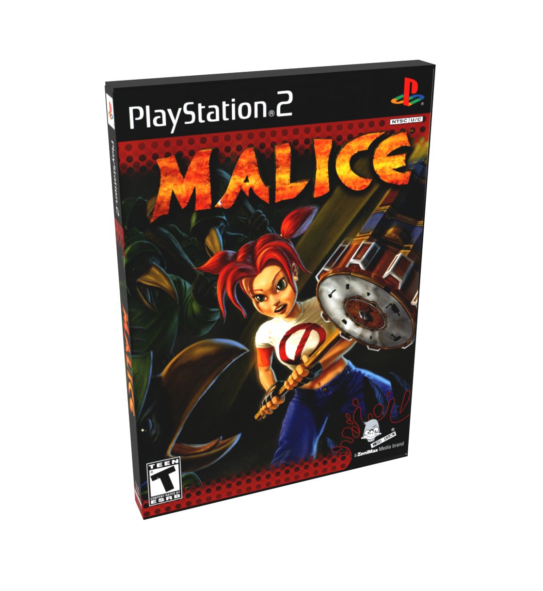 Malice | NTSC | Playstation 2 | PS2 | En | Reproduction Case and Booklet - NO GAME