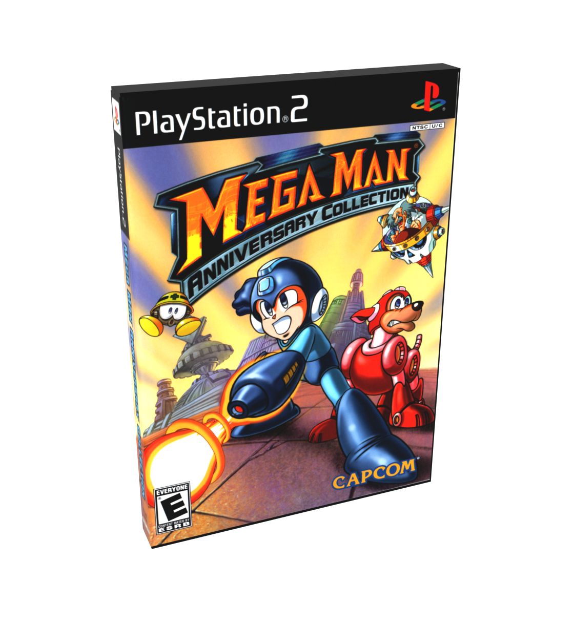 Mega Man Anniversary Collection | NTSC | Playstation 2 | PS2 | En | Reproduction Case and Booklet - NO GAME