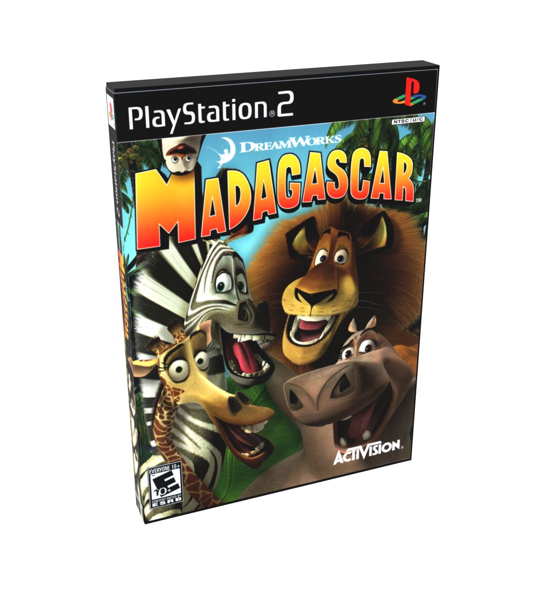 Madagascar | NTSC | Playstation 2 | PS2 | En | Reproduction Case and Booklet - NO GAME