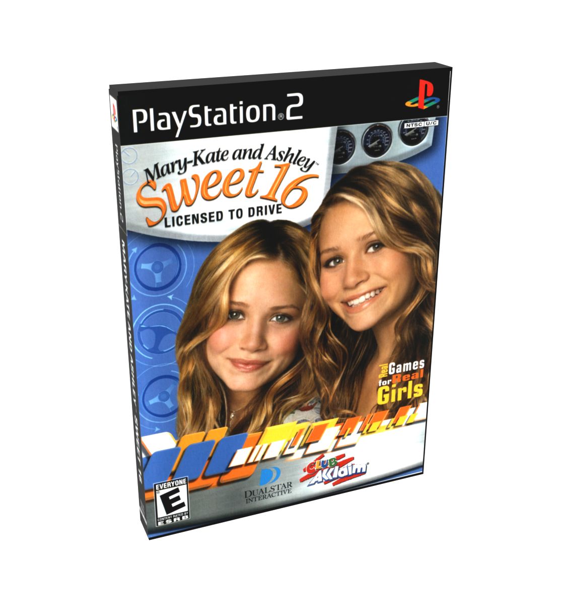 Mary Kate and Ashley Sweet 16 Licensed to Drive | NTSC | Playstation 2 | PS2 | En | Reproduction Case and Booklet - NO GAME