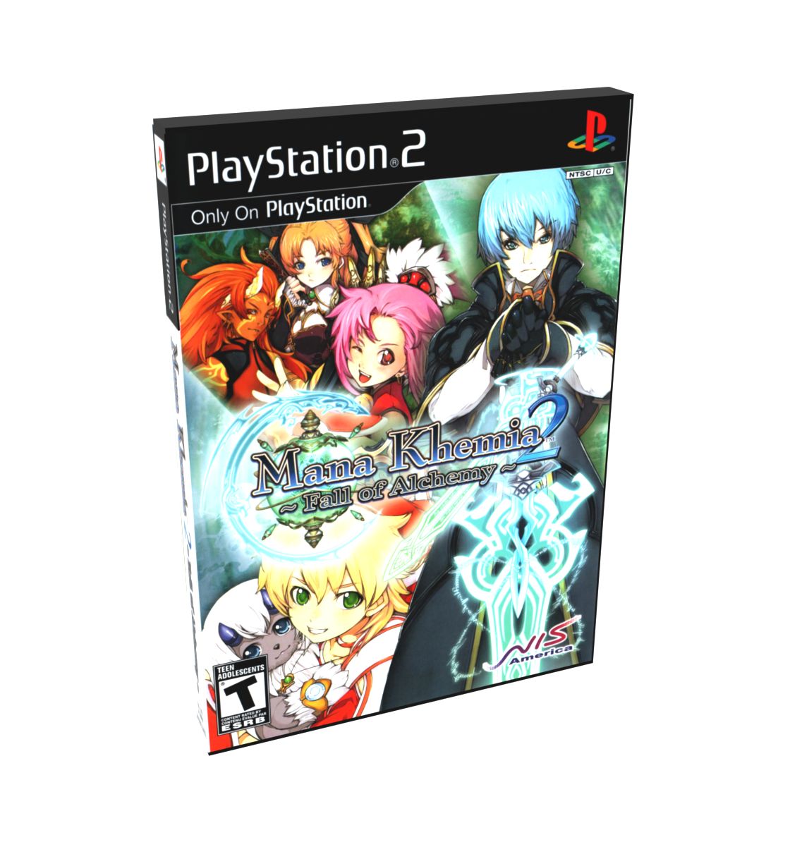 Mana Khemia 2 Fall of Alchemy | NTSC | Playstation 2 | PS2 | En | Reproduction Case and Booklet - NO GAME