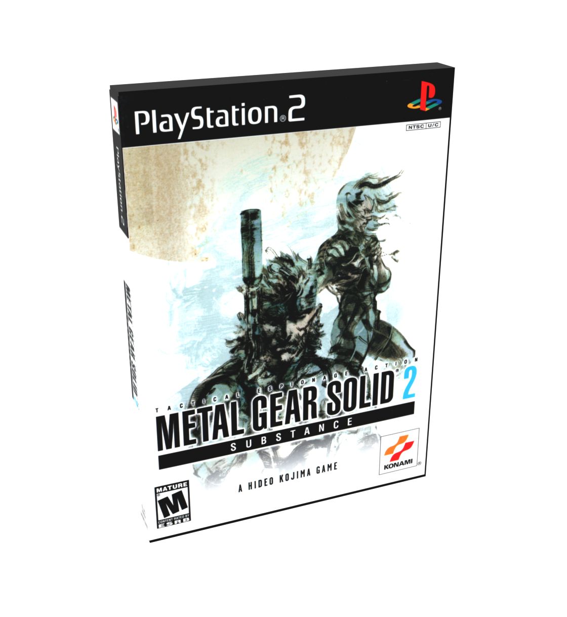 Metal Gear Solid 2 Substance | NTSC | Playstation 2 | PS2 | En | Reproduction Case and Booklet - NO GAME
