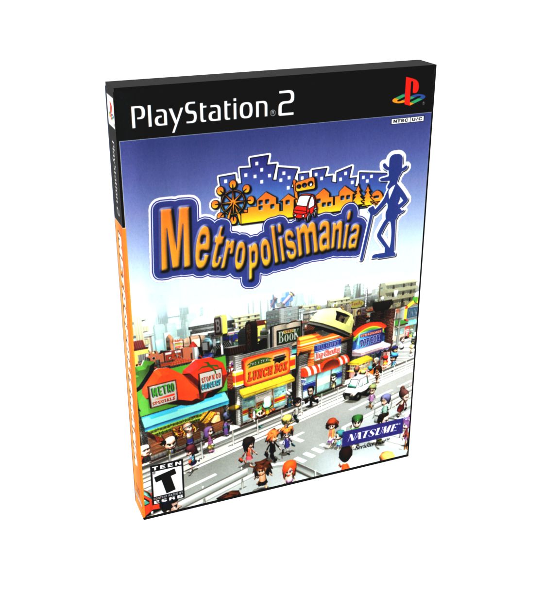 MetropolisMania | NTSC | Playstation 2 | PS2 | En | Reproduction Case and Booklet - NO GAME