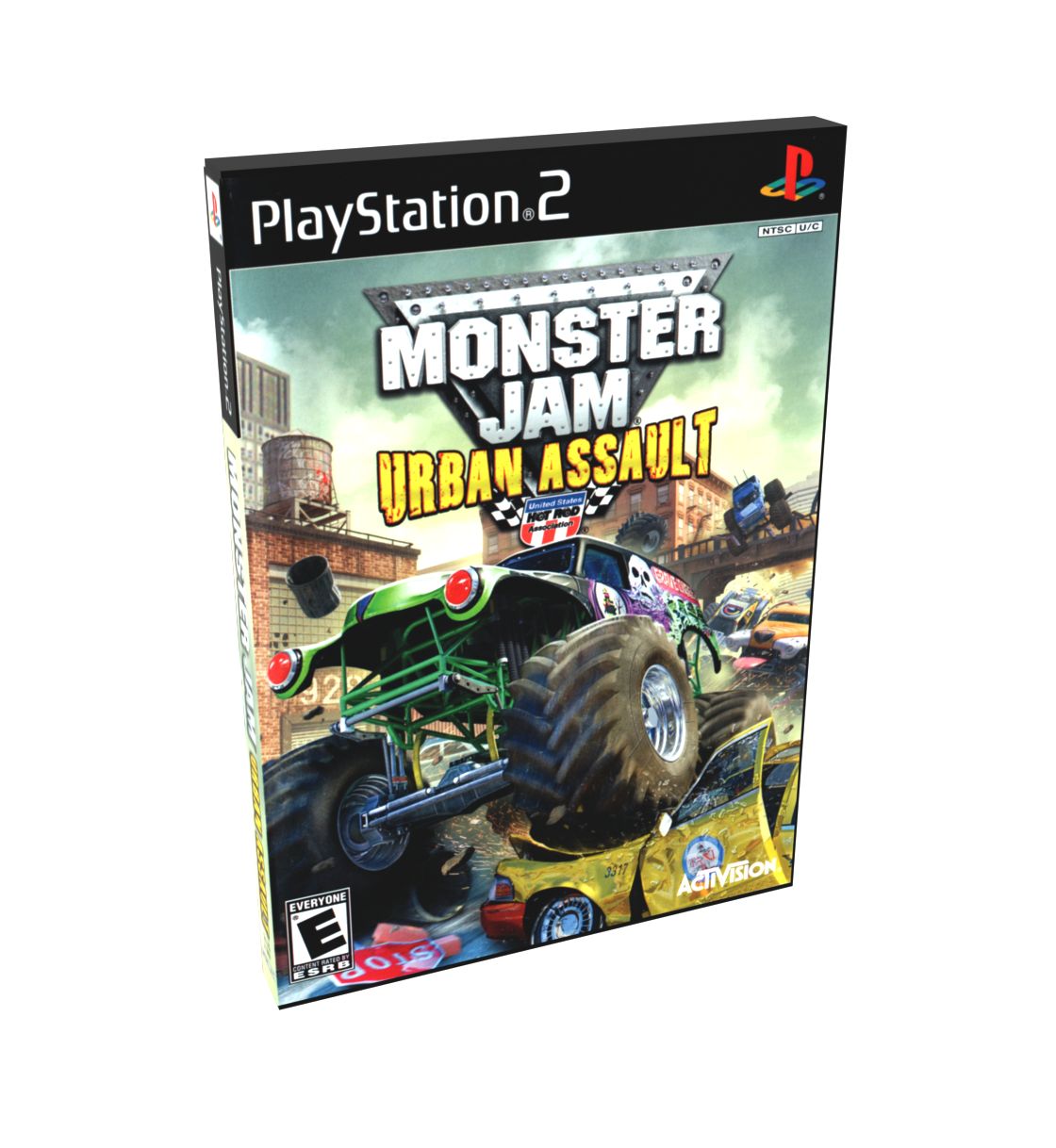 Monster Jam Urban Assault | NTSC | Playstation 2 | PS2 | En | Reproduction Case and Booklet - NO GAME