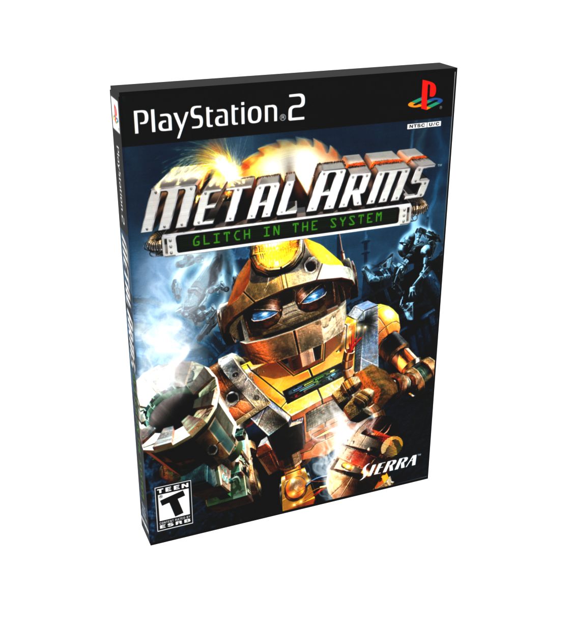 Metal Arms Glitch in the System | NTSC | Playstation 2 | PS2 | En | Reproduction Case and Booklet - NO GAME