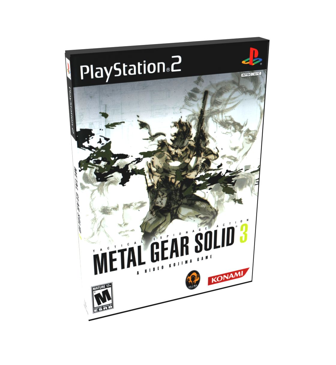 Metal Gear Solid 3 Subsistence (Metal Gear Solid Essentials multi) | NTSC | Playstation 2 | PS2 | En | Reproduction Case and Booklet - NO GAME
