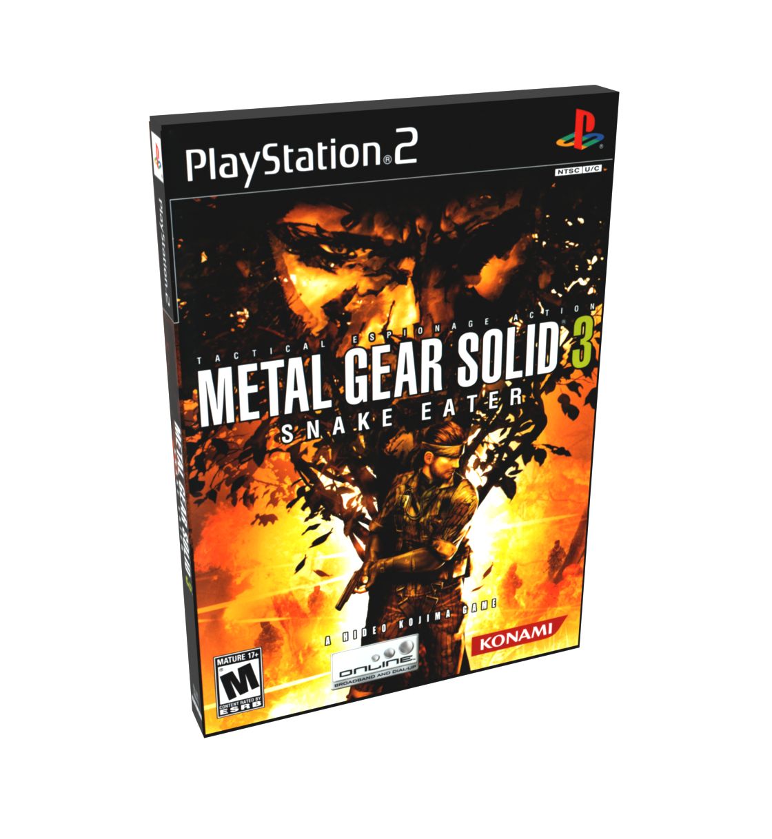 Metal Gear Solid 3 Snake Eater | NTSC | Playstation 2 | PS2 | En | Reproduction Case and Booklet - NO GAME