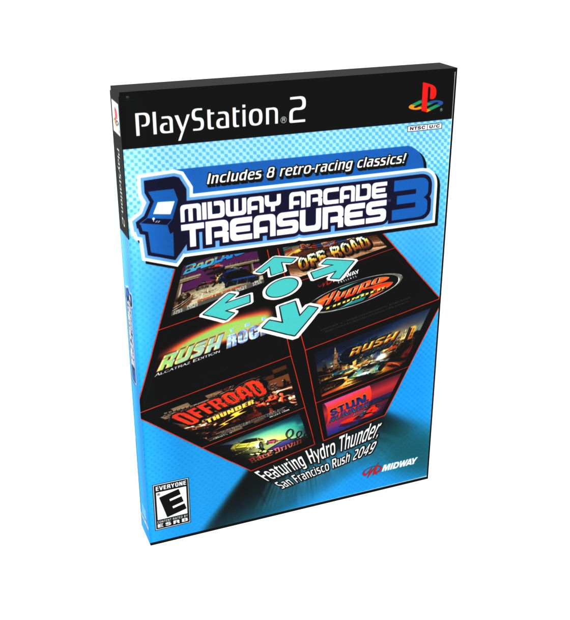 Midway Arcade Treasures 3 | NTSC | Playstation 2 | PS2 | En | Reproduction Case and Booklet - NO GAME