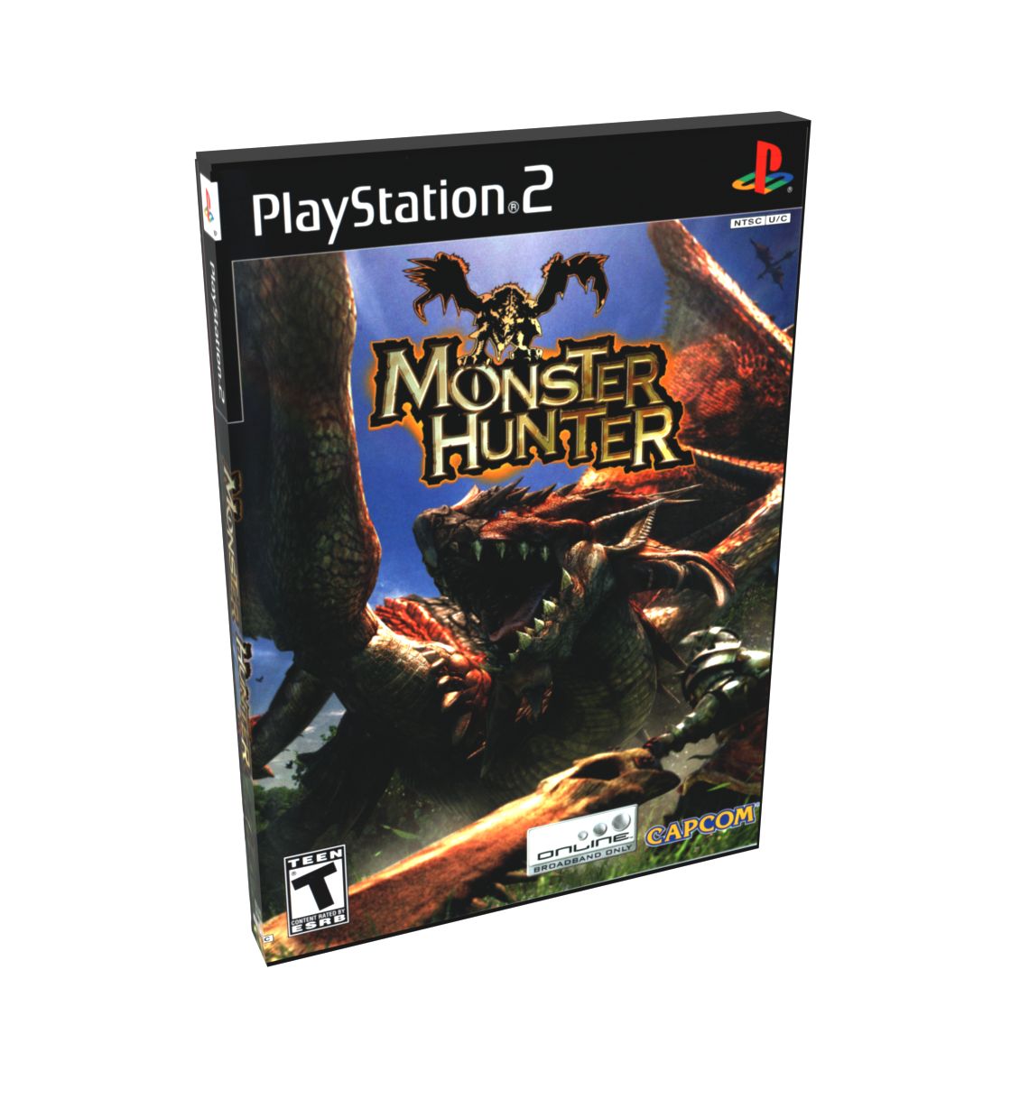 Monster Hunter | NTSC | Playstation 2 | PS2 | En | Reproduction Case and Booklet - NO GAME