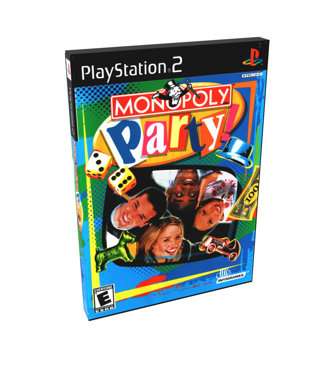 Monopoly Party | NTSC | Playstation 2 | PS2 | En | Reproduction Case and Booklet - NO GAME