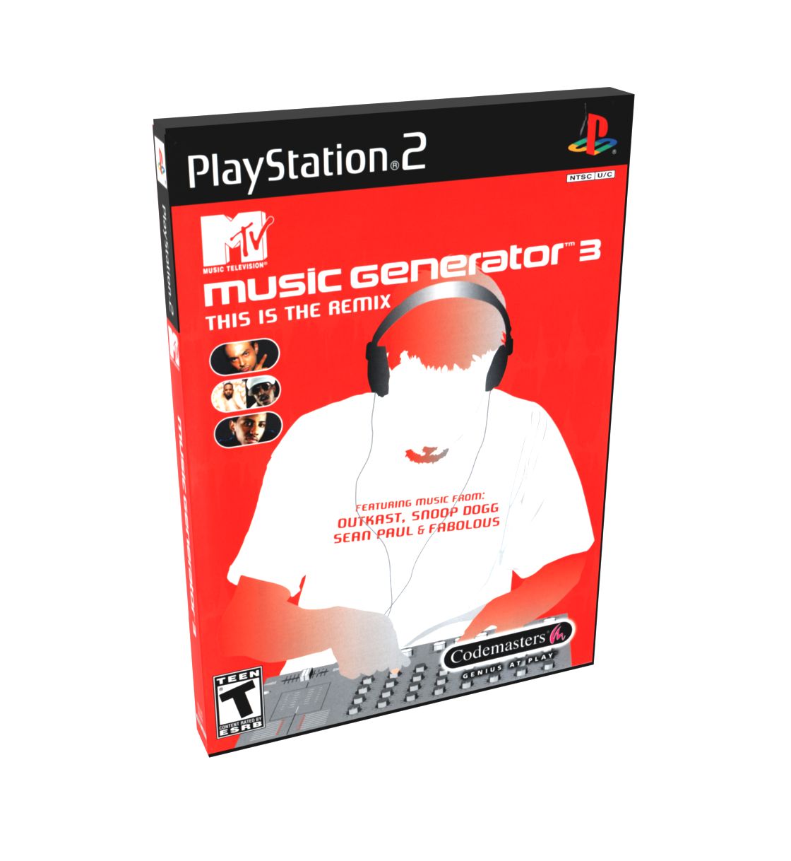 MTV Music Generator 3 This is the Remix | NTSC | Playstation 2 | PS2 | En | Reproduction Case and Booklet - NO GAME