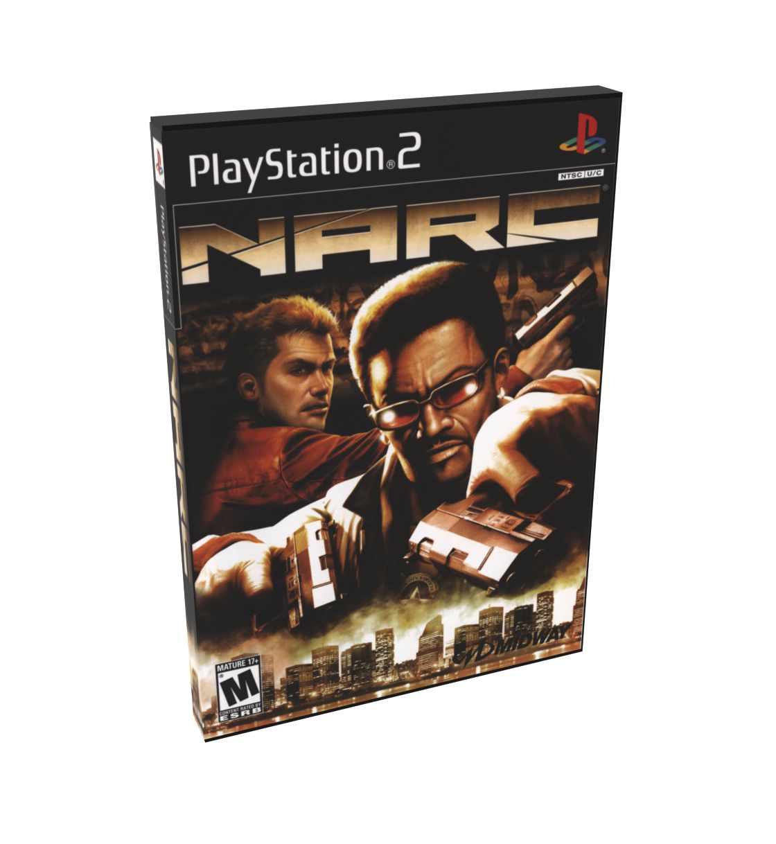 NARC | NTSC | Playstation 2 | PS2 | En | Reproduction Case and Booklet - NO GAME