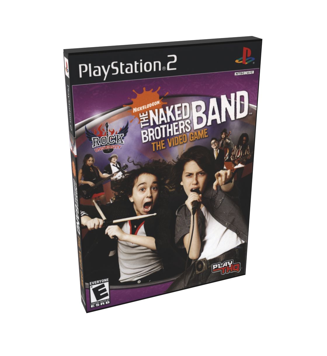 Naked Brothers Band, The (Rock University Presents) The Video Game | NTSC | Playstation 2 | PS2 | En | Reproduction Case and Booklet - NO GAME