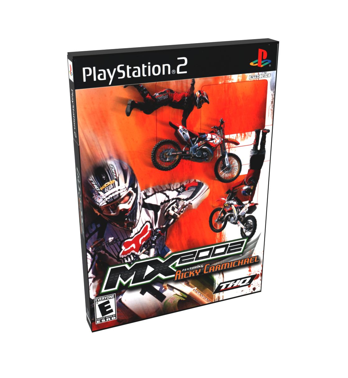 MX 2002 featuring Ricky Carmichael | NTSC | Playstation 2 | PS2 | En | Reproduction Case and Booklet - NO GAME