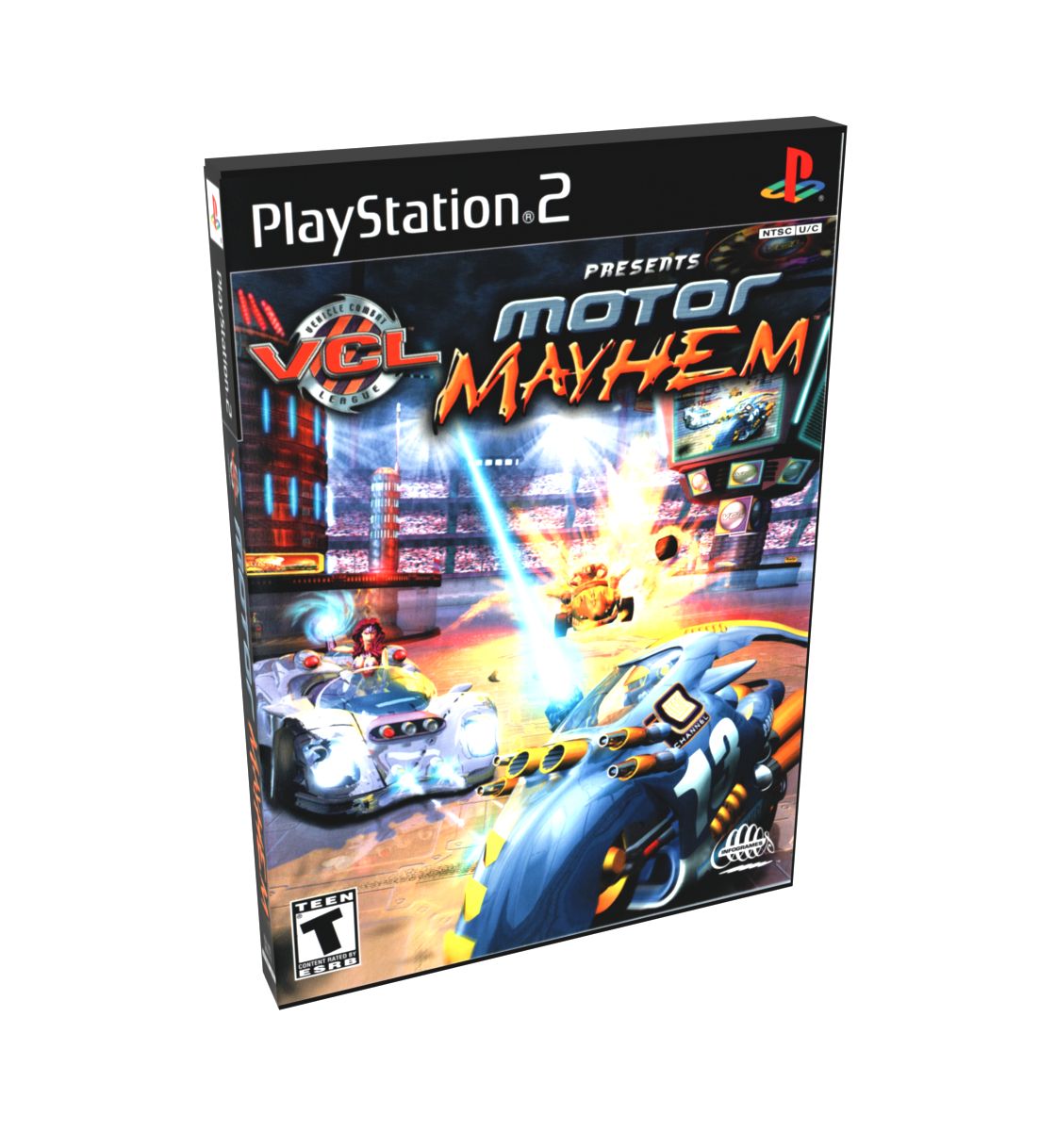 Motor Mayhem Vehicular Combat League | NTSC | Playstation 2 | PS2 | En | Reproduction Case and Booklet - NO GAME