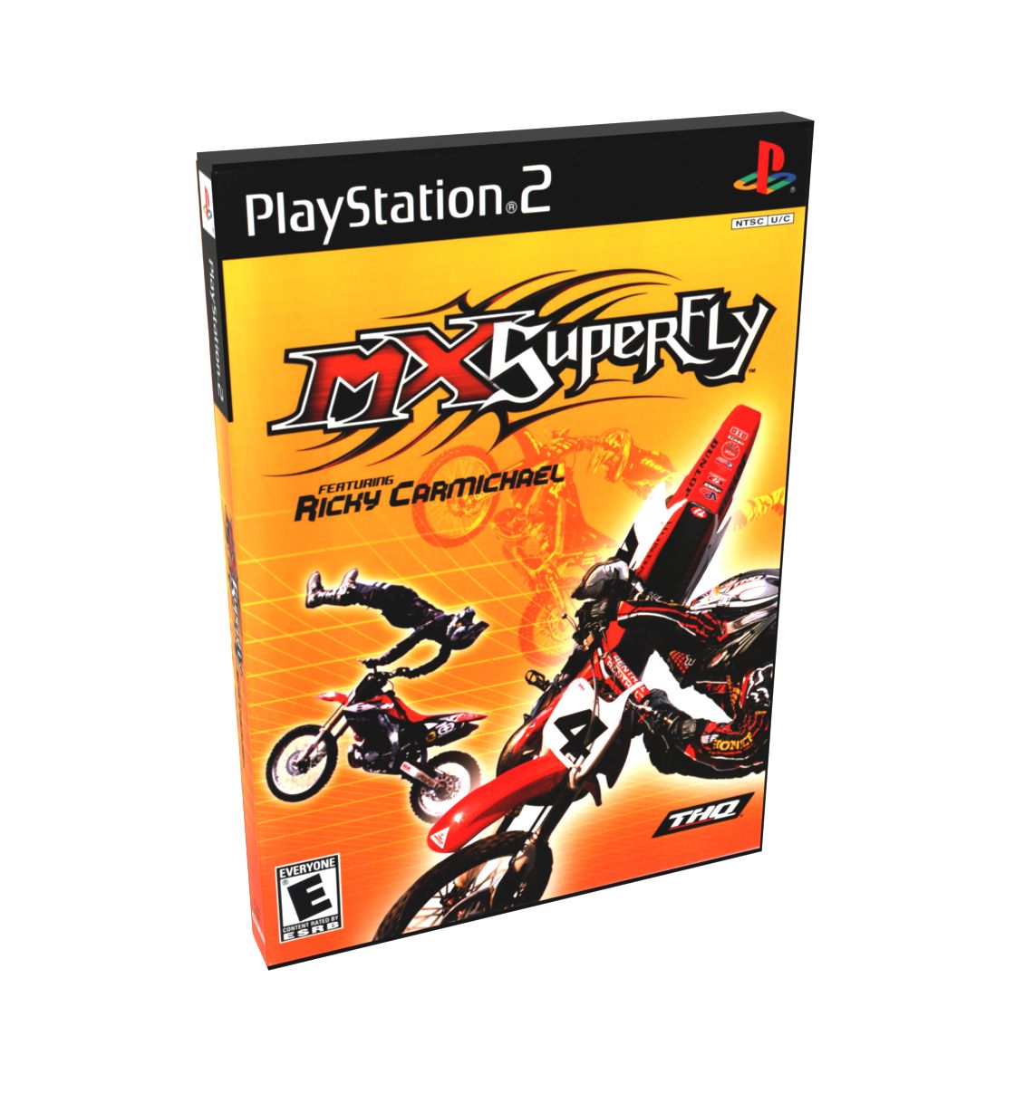 MX Superfly featuring Ricky Carmichael | NTSC | Playstation 2 | PS2 | En | Reproduction Case and Booklet - NO GAME