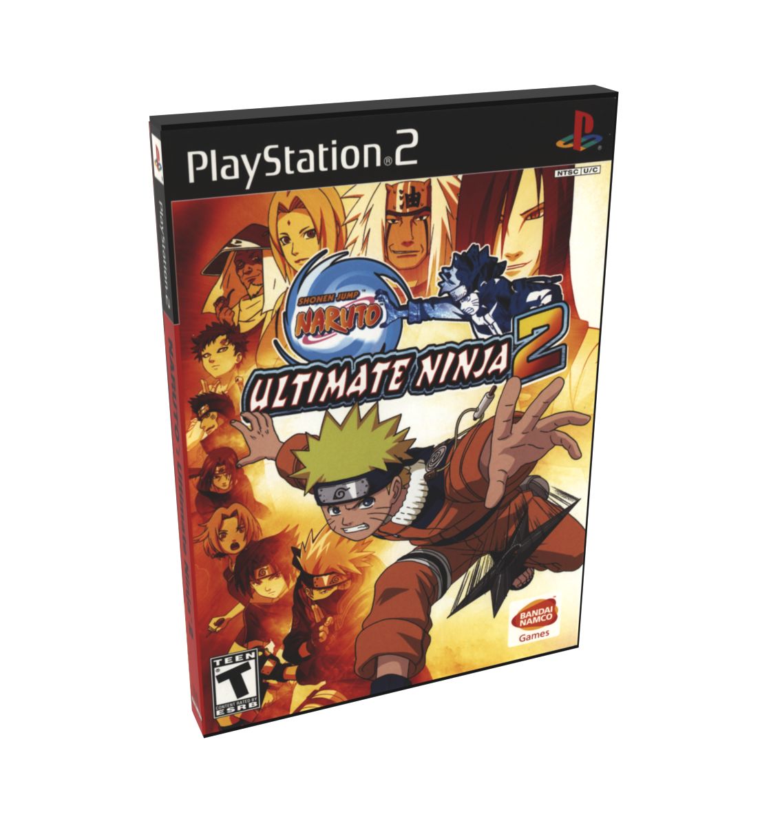 Naruto (Shonen Jump) Ultimate Ninja 2 | NTSC | Playstation 2 | PS2 | En | Reproduction Case and Booklet - NO GAME