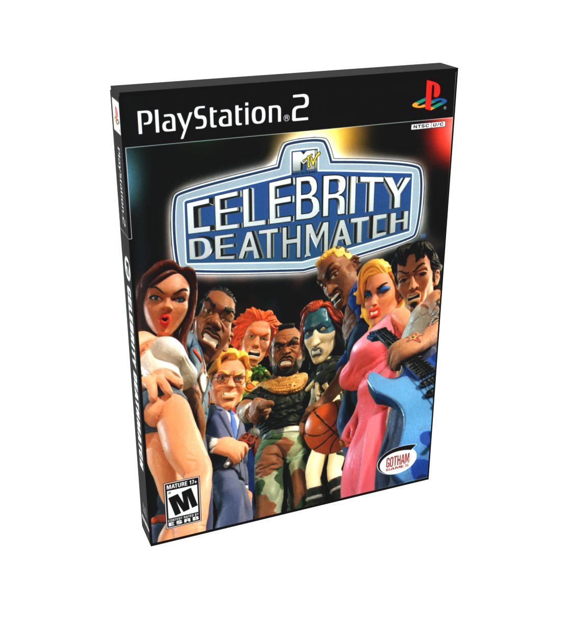 MTV&#39;s Celebrity Deathmatch | NTSC | Playstation 2 | PS2 | En | Reproduction Case and Booklet - NO GAME