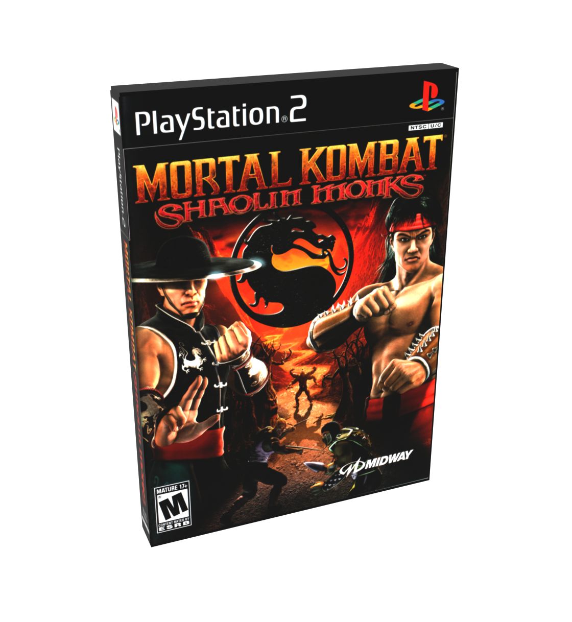Mortal Kombat Shaolin Monks (Mortal Kombat Kollection multi) | NTSC | Playstation 2 | PS2 | En | Reproduction Case and Booklet - NO GAME