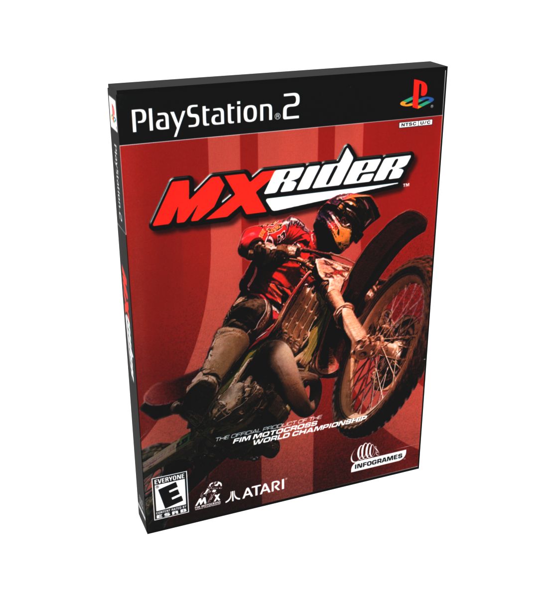MX Rider | NTSC | Playstation 2 | PS2 | En | Reproduction Case and Booklet - NO GAME