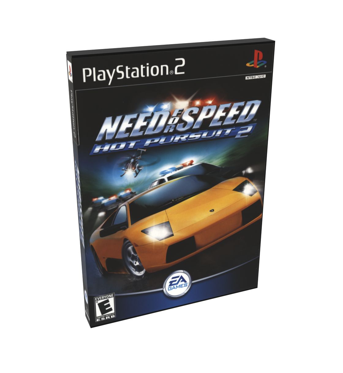 Need for Speed Hot Pursuit 2 | NTSC | Playstation 2 | PS2 | En | Reproduction Case and Booklet - NO GAME