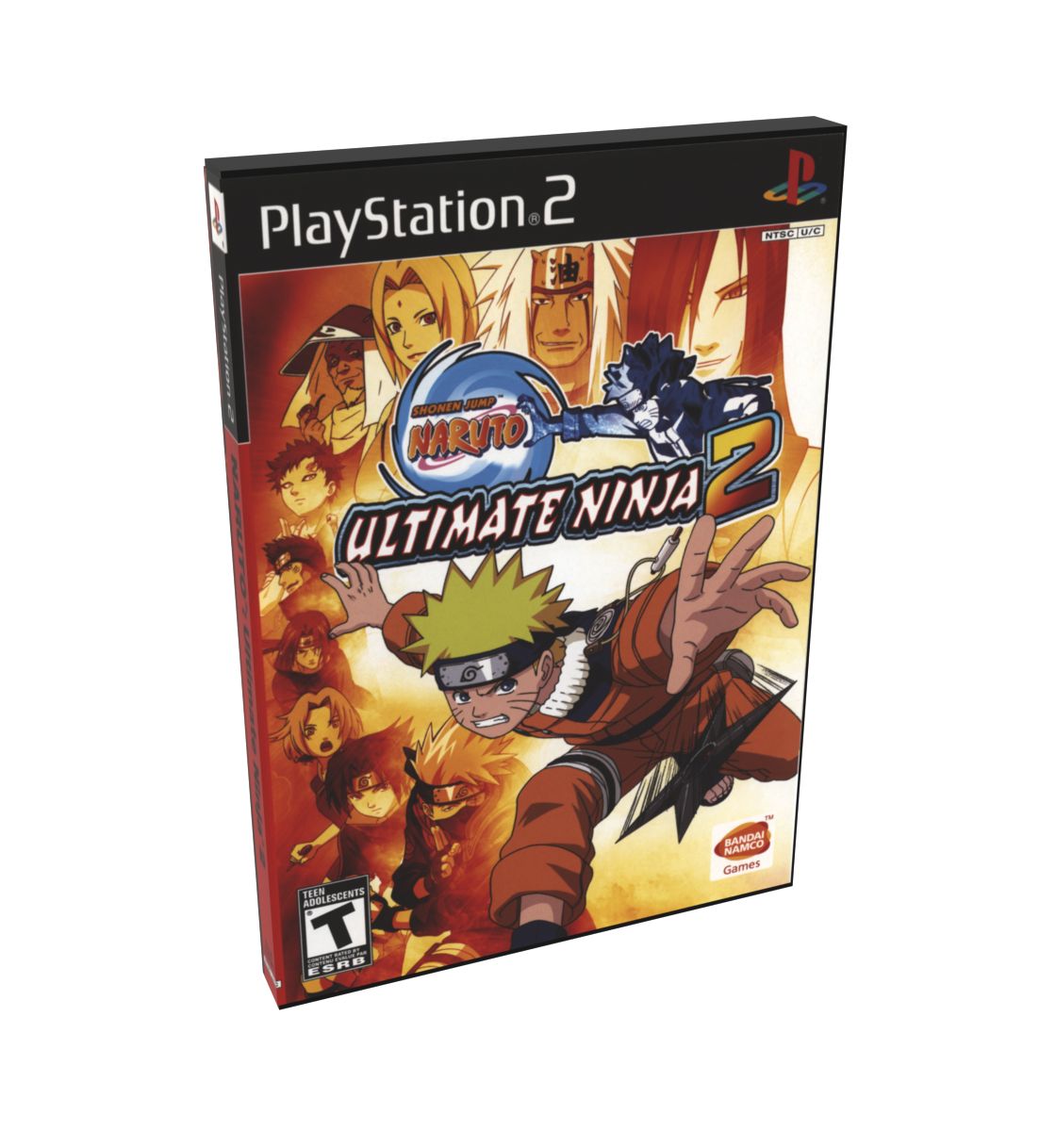 Naruto (Shonen Jump) Ultimate Ninja 2 (Naruto (Shonen Jump) Ultimate Collection multi) | NTSC | Playstation 2 | PS2 | En | Reproduction Case and Booklet - NO GAME