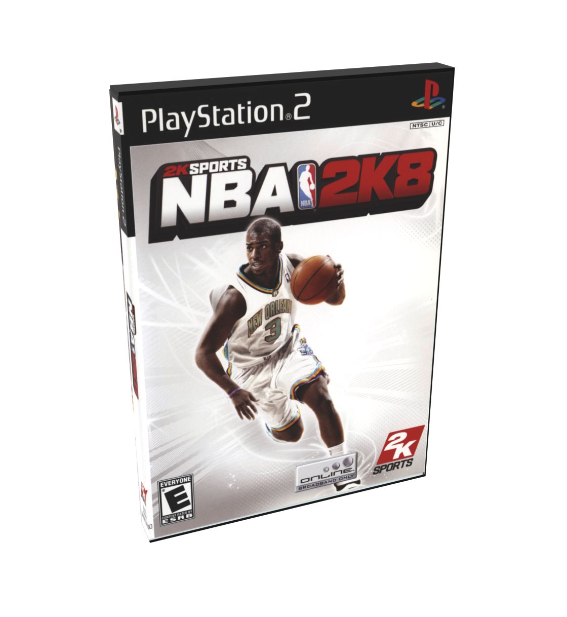 NBA 2K8 | NTSC | Playstation 2 | PS2 | En | Reproduction Case and Booklet - NO GAME