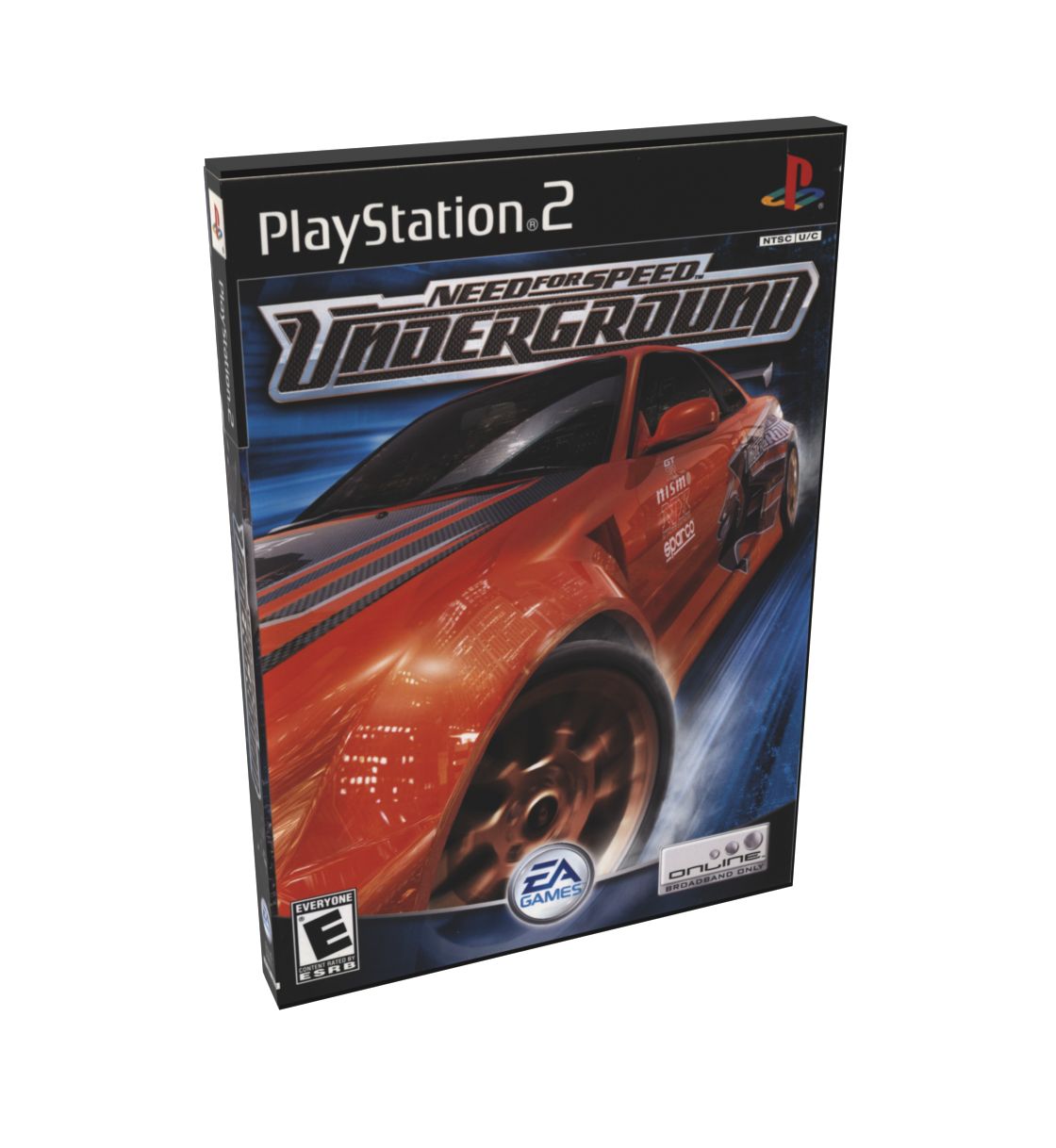 Need for Speed Underground | NTSC | Playstation 2 | PS2 | En | Reproduction Case and Booklet - NO GAME