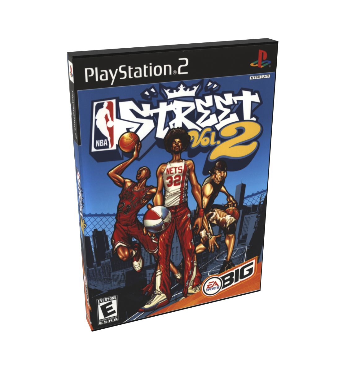 NBA Street Vol. 2 | NTSC | Playstation 2 | PS2 | En | Reproduction Case and Booklet - NO GAME