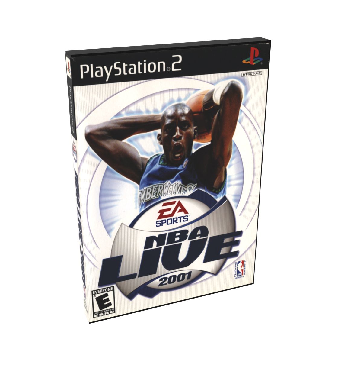 NBA Live 2001 | NTSC | Playstation 2 | PS2 | En | Reproduction Case and Booklet - NO GAME