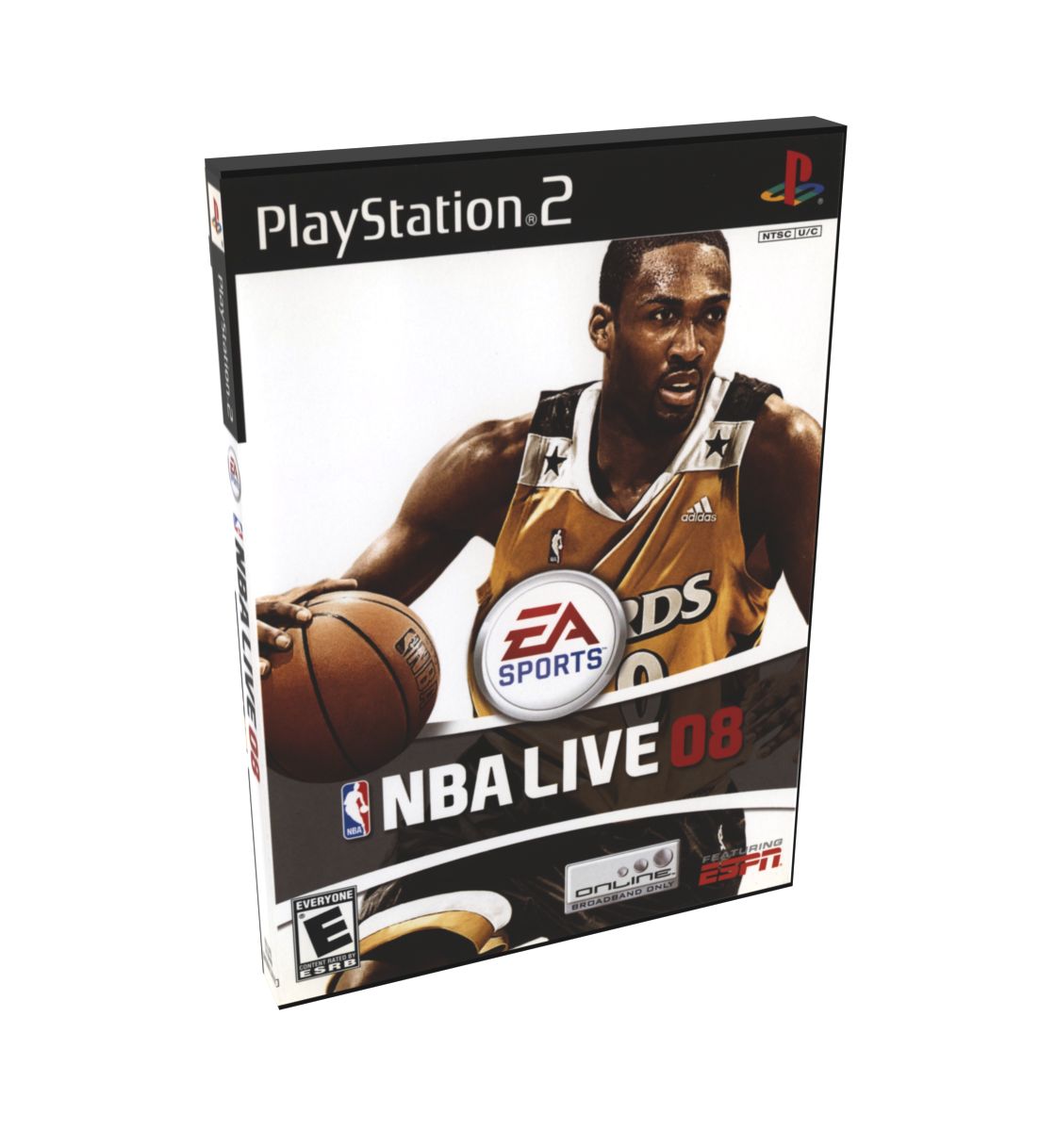 NBA Live 08 | NTSC | Playstation 2 | PS2 | En | Reproduction Case and Booklet - NO GAME