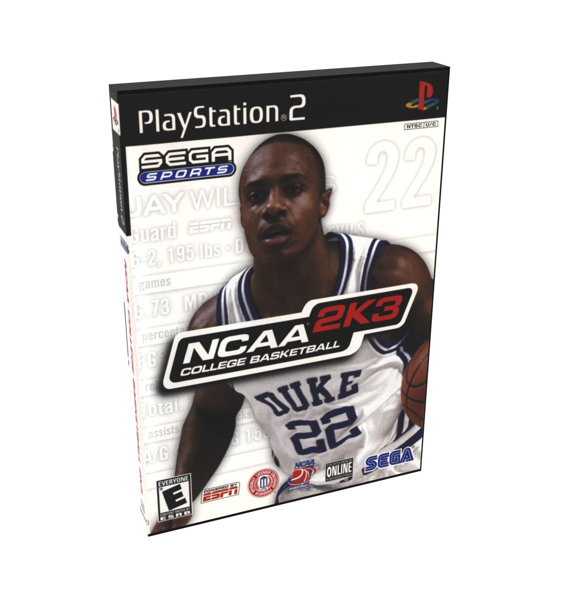 NCAA College Basketball 2K3 | NTSC | Playstation 2 | PS2 | En | Reproduction Case and Booklet - NO GAME