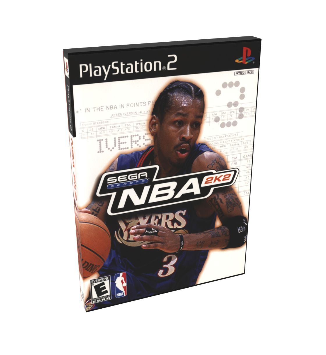 NBA 2K2 | NTSC | Playstation 2 | PS2 | En | Reproduction Case and Booklet - NO GAME