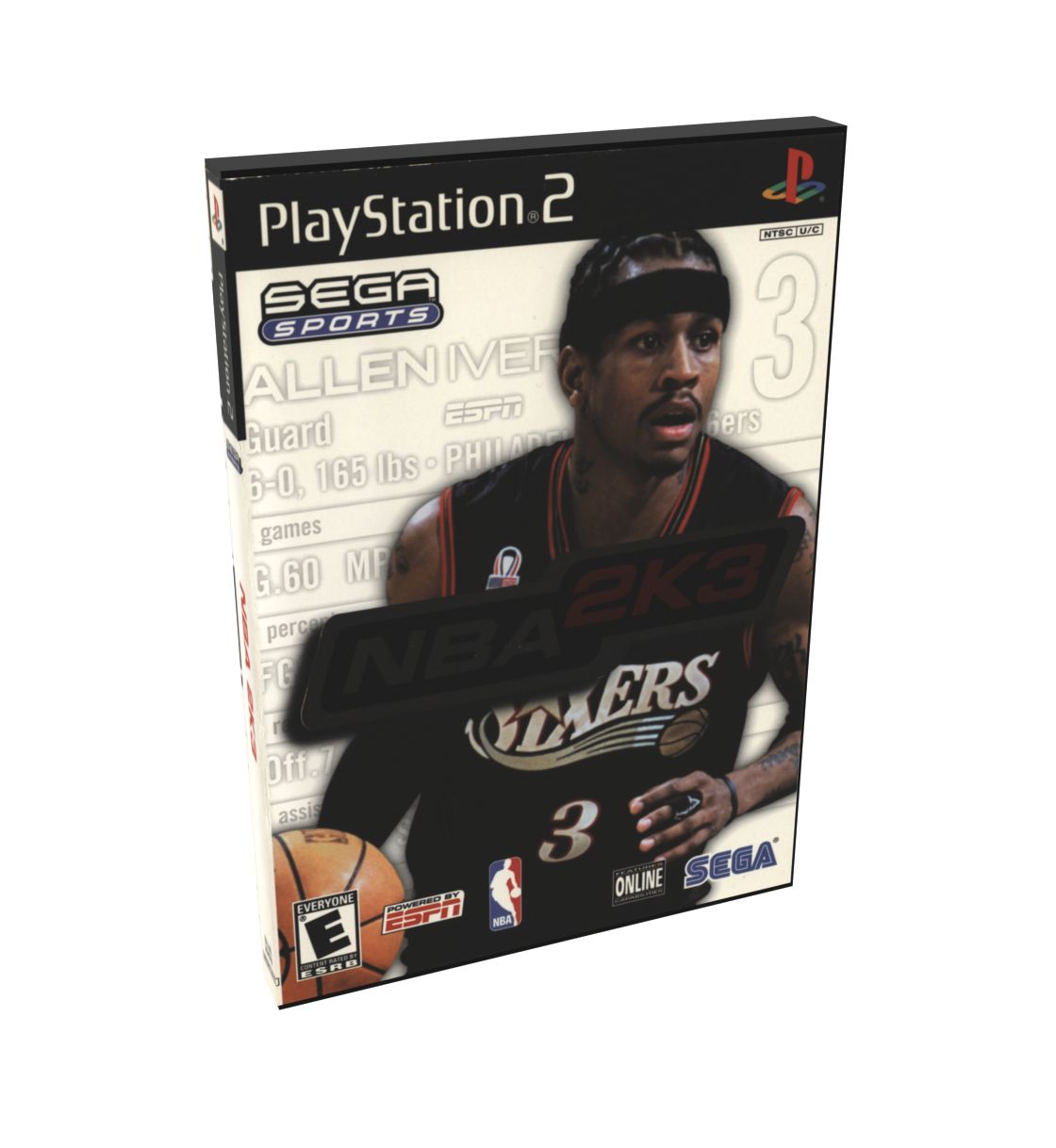 NBA 2K3 | NTSC | Playstation 2 | PS2 | En | Reproduction Case and Booklet - NO GAME