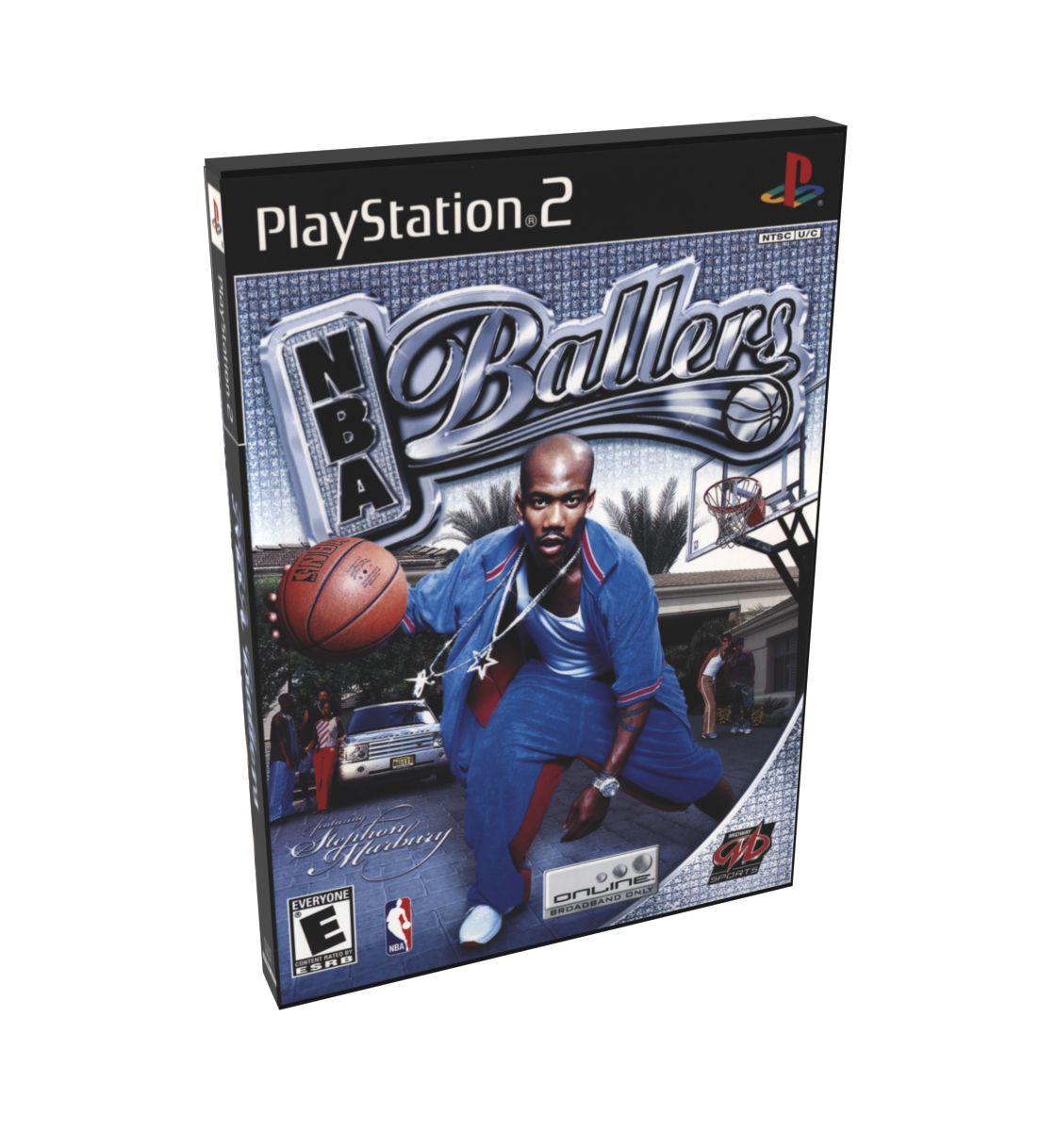 NBA Ballers | NTSC | Playstation 2 | PS2 | En | Reproduction Case and Booklet - NO GAME