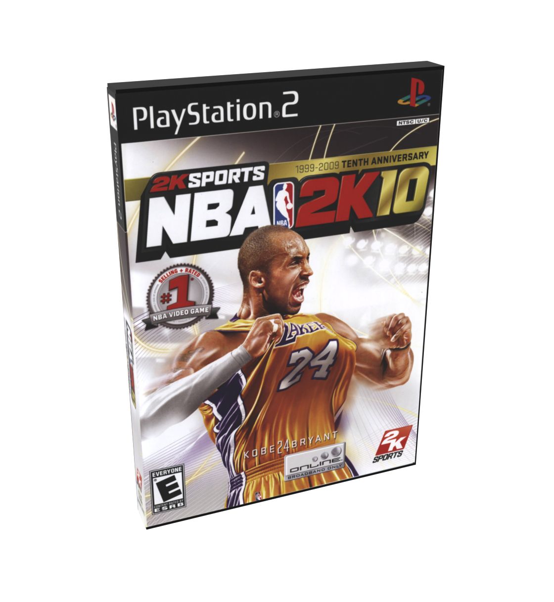 NBA 2K10 | NTSC | Playstation 2 | PS2 | En | Reproduction Case and Booklet - NO GAME