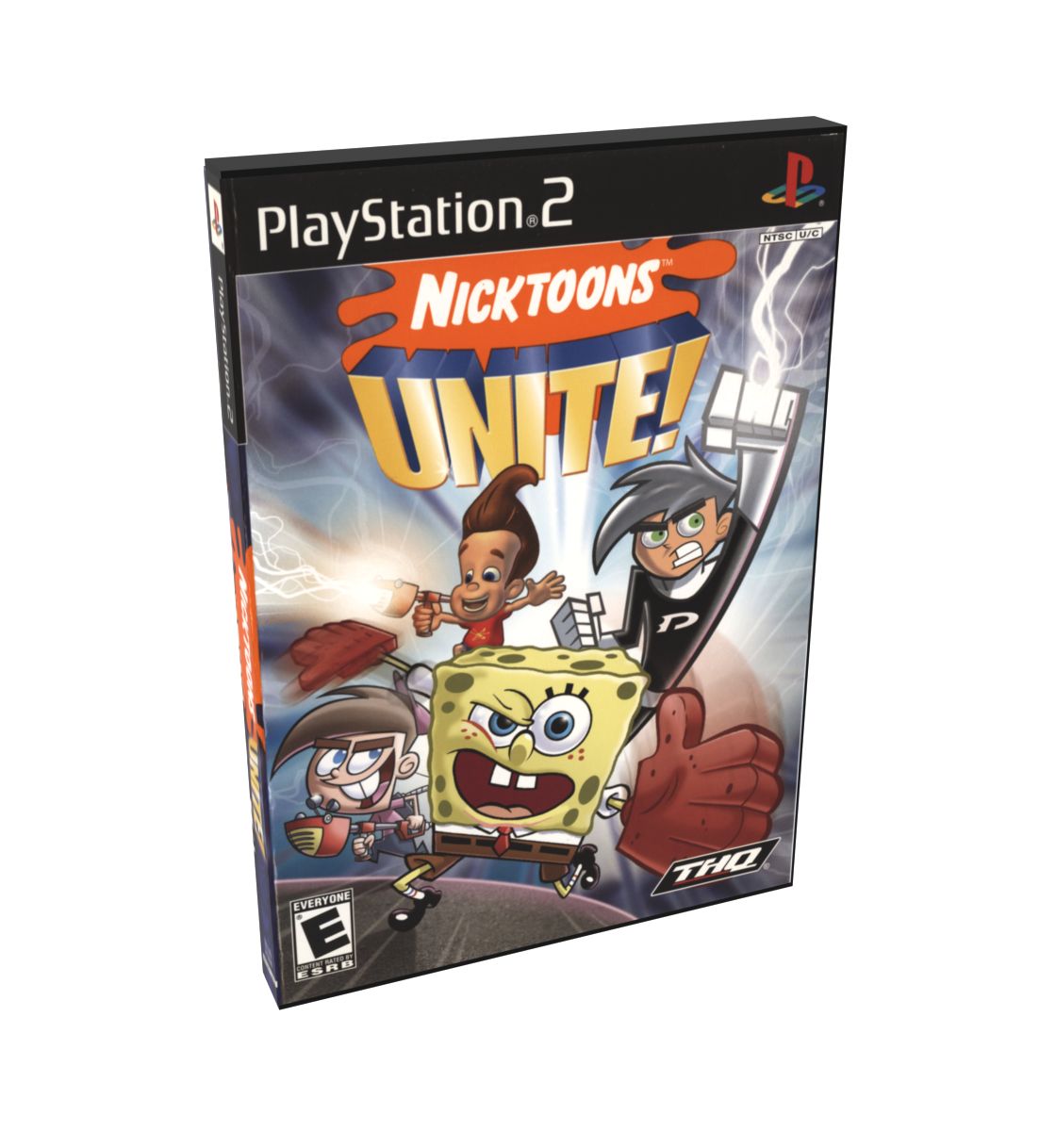 Nicktoons Unite! | NTSC | Playstation 2 | PS2 | En | Reproduction Case and Booklet - NO GAME