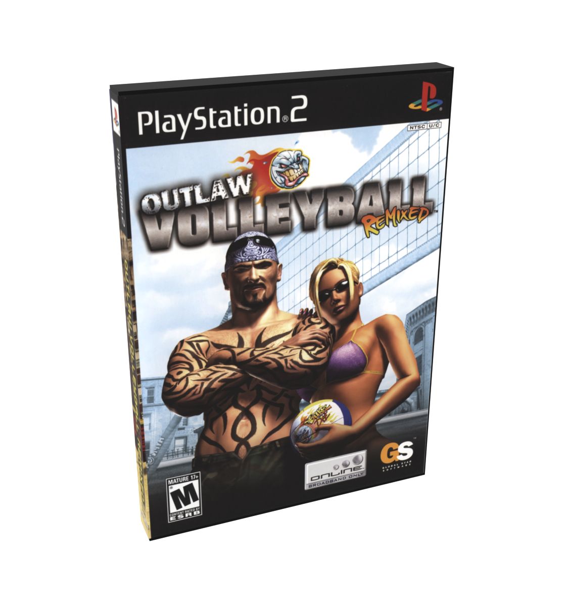 Outlaw Volleyball Remixed | NTSC | Playstation 2 | PS2 | En | Reproduction Case and Booklet - NO GAME