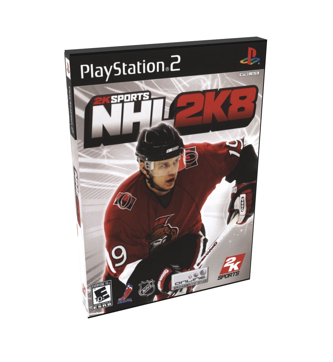 NHL 2K8 | NTSC | Playstation 2 | PS2 | En | Reproduction Case and Booklet - NO GAME