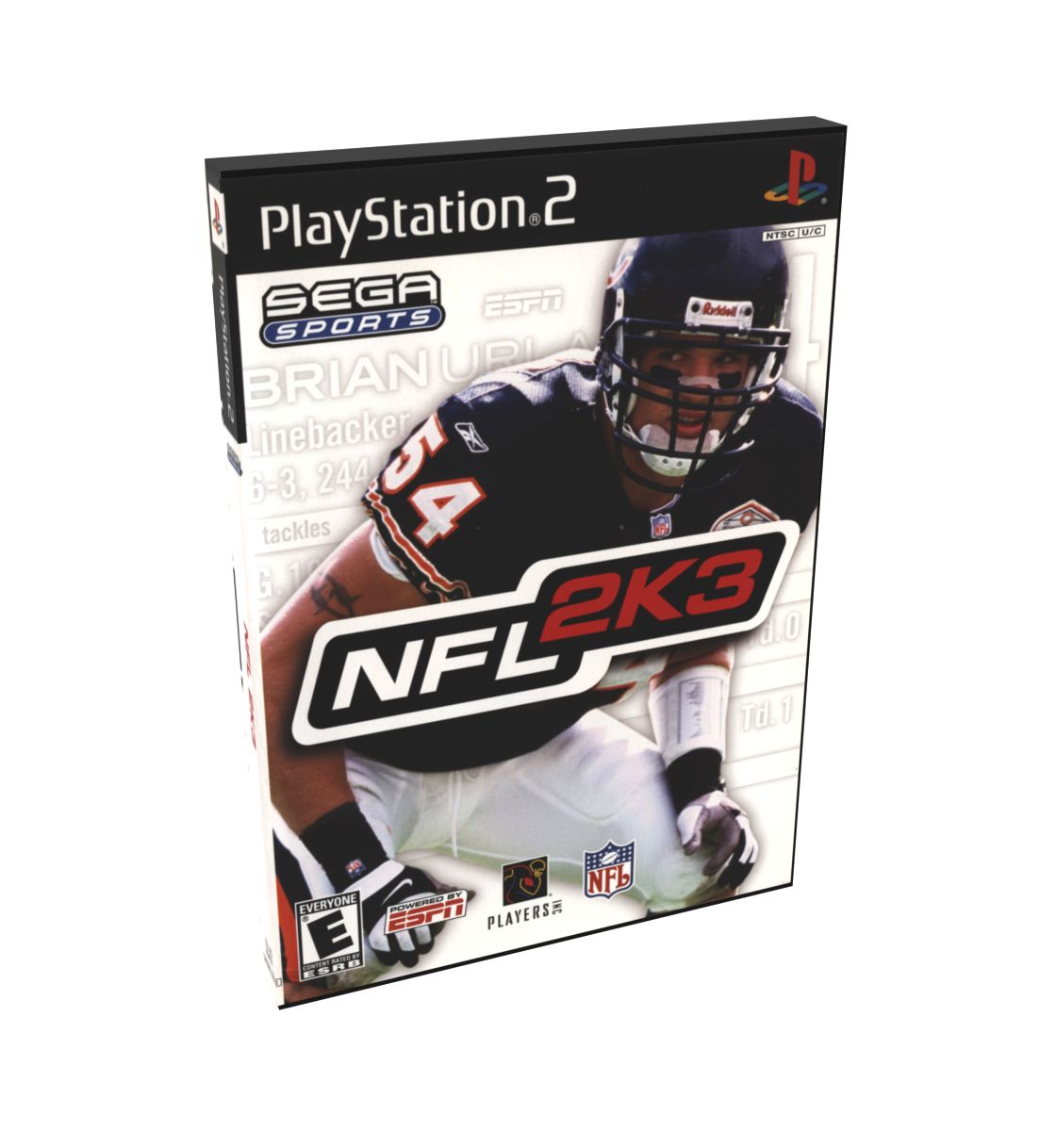 NFL 2K3 | NTSC | Playstation 2 | PS2 | En | Reproduction Case and Booklet - NO GAME