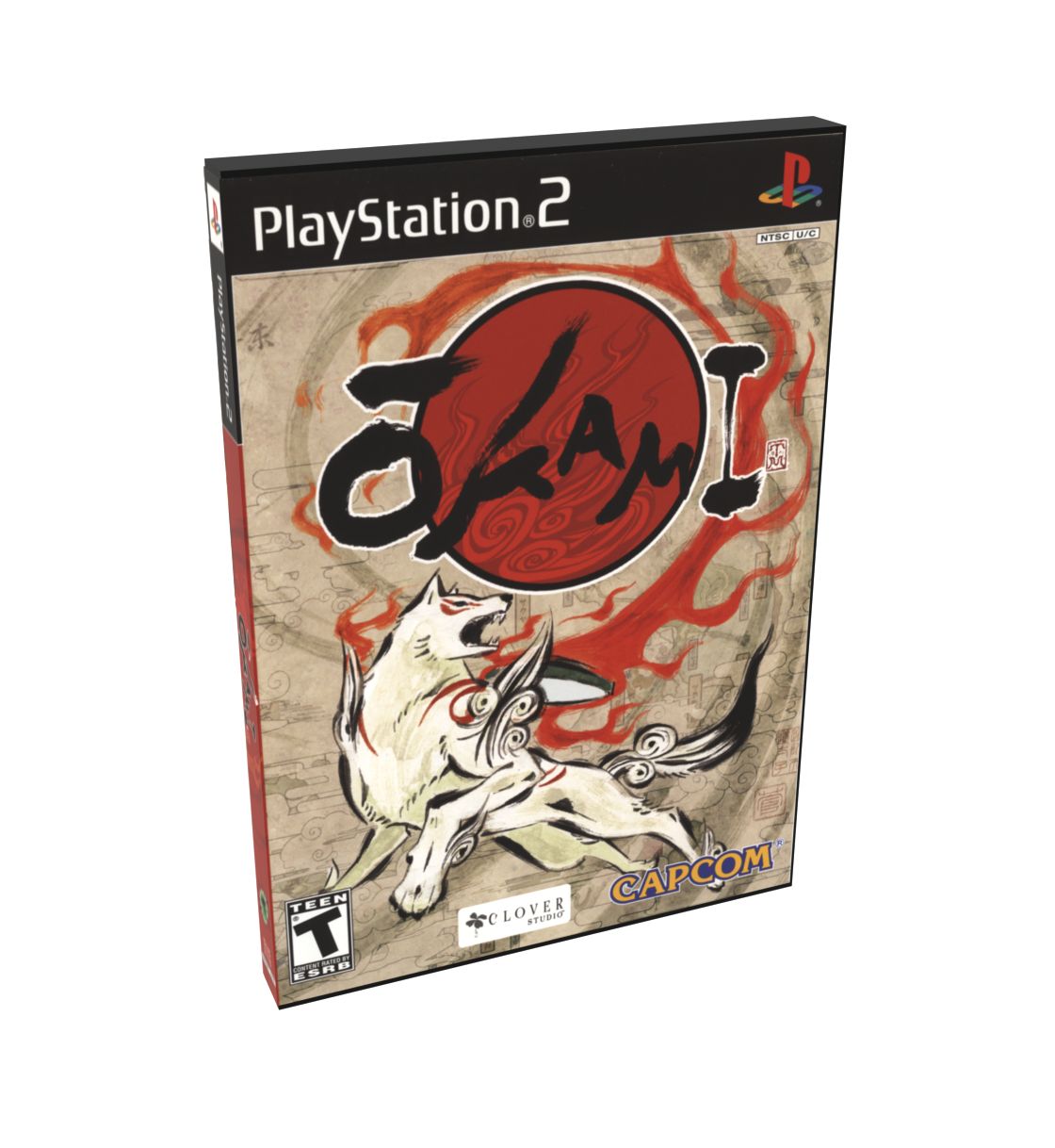 Okami | NTSC | Playstation 2 | PS2 | En | Reproduction Case and Booklet - NO GAME