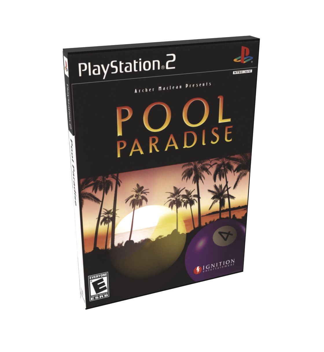 Pool Paradise (Archer Maclean Presents) | NTSC | Playstation 2 | PS2 | En | Reproduction Case and Booklet - NO GAME