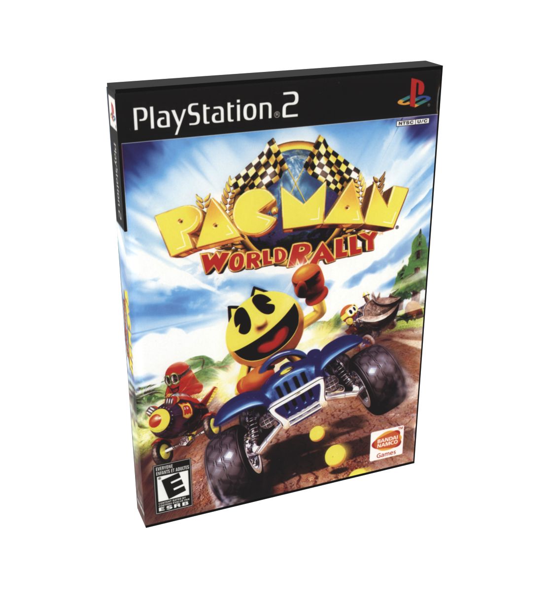 Pac Man World Rally (Pac Man Power Pack multi) | NTSC | Playstation 2 | PS2 | En | Reproduction Case and Booklet - NO GAME