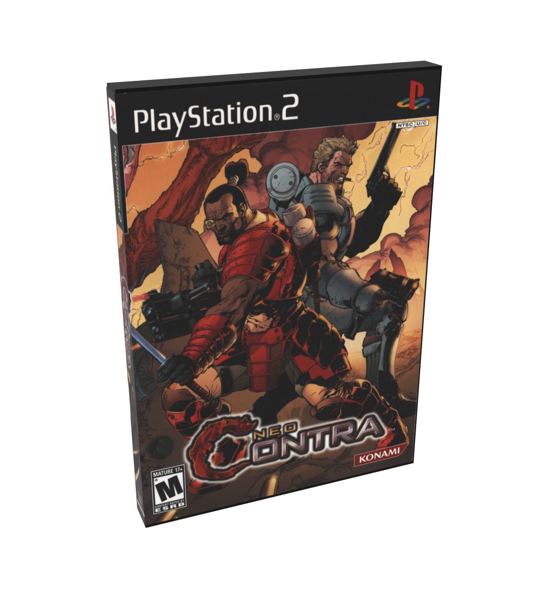 Neo Contra | NTSC | Playstation 2 | PS2 | En | Reproduction Case and Booklet - NO GAME