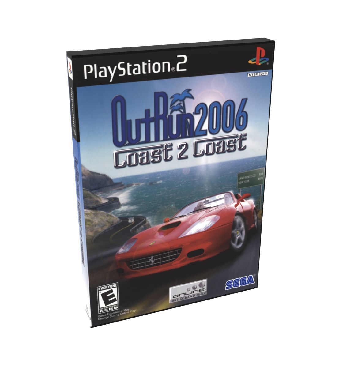 Outrun 2006 Coast 2 Coast | NTSC | Playstation 2 | PS2 | En | Reproduction Case and Booklet - NO GAME