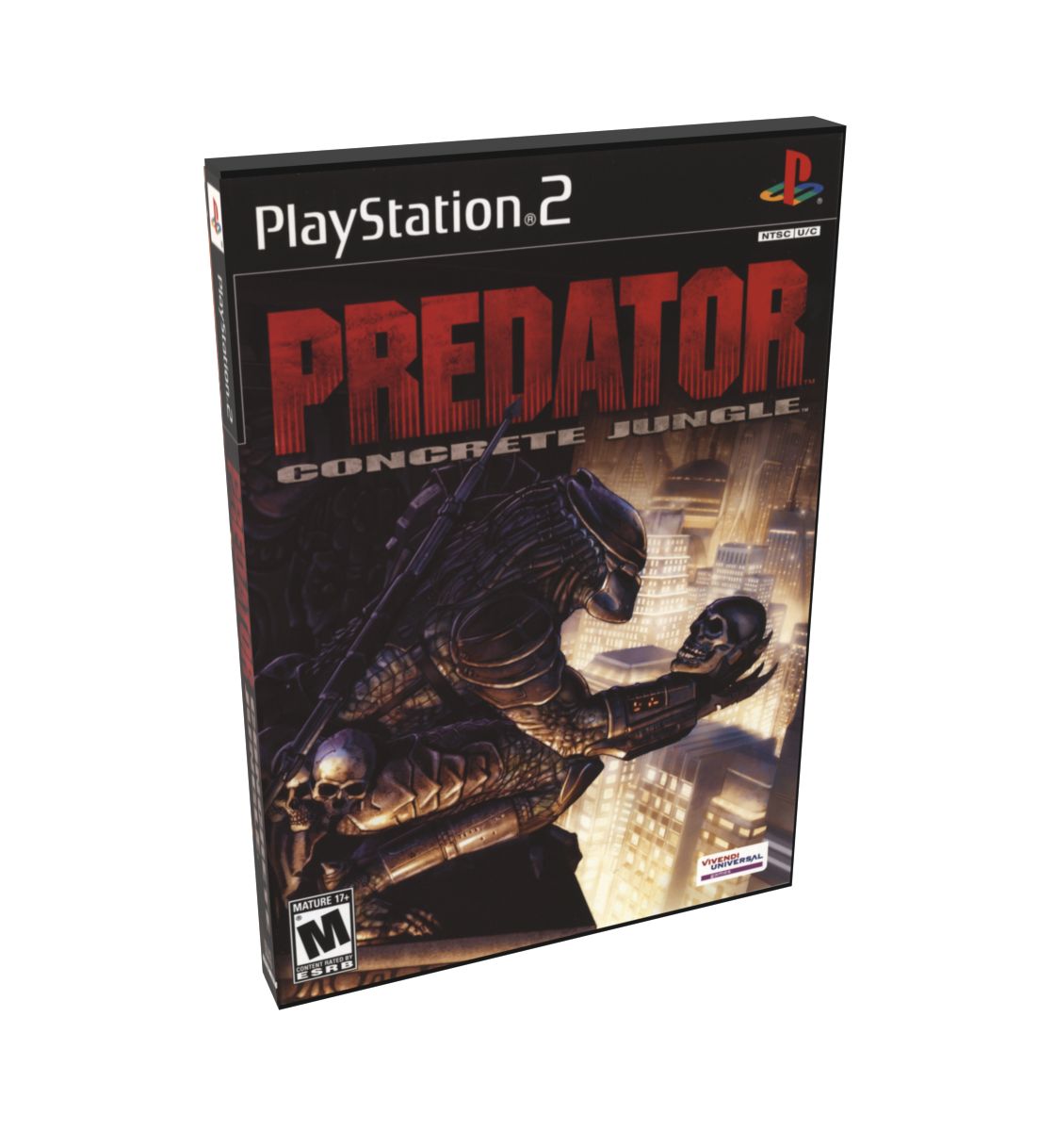 Predator Concrete Jungle | NTSC | Playstation 2 | PS2 | En | Reproduction Case and Booklet - NO GAME