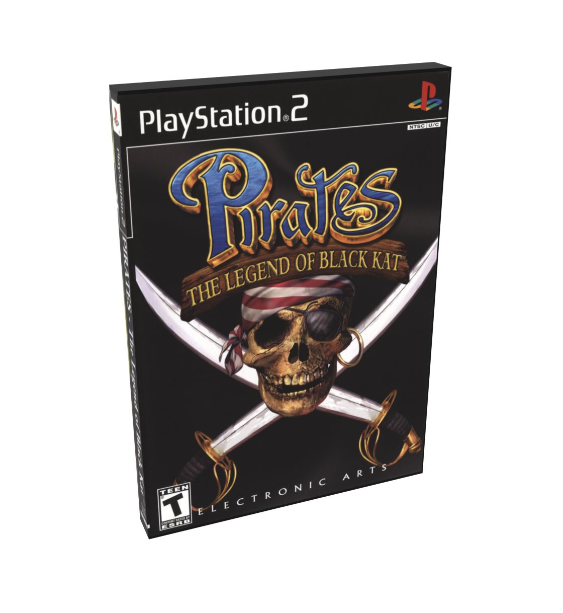 Pirates The Legend of Black Kat | NTSC | Playstation 2 | PS2 | En | Reproduction Case and Booklet - NO GAME