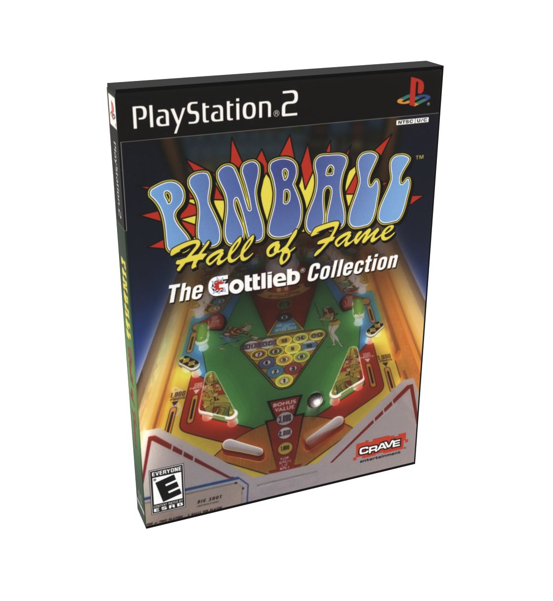 Pinball Hall of Fame The Gottlieb Collection | NTSC | Playstation 2 | PS2 | En | Reproduction Case and Booklet - NO GAME