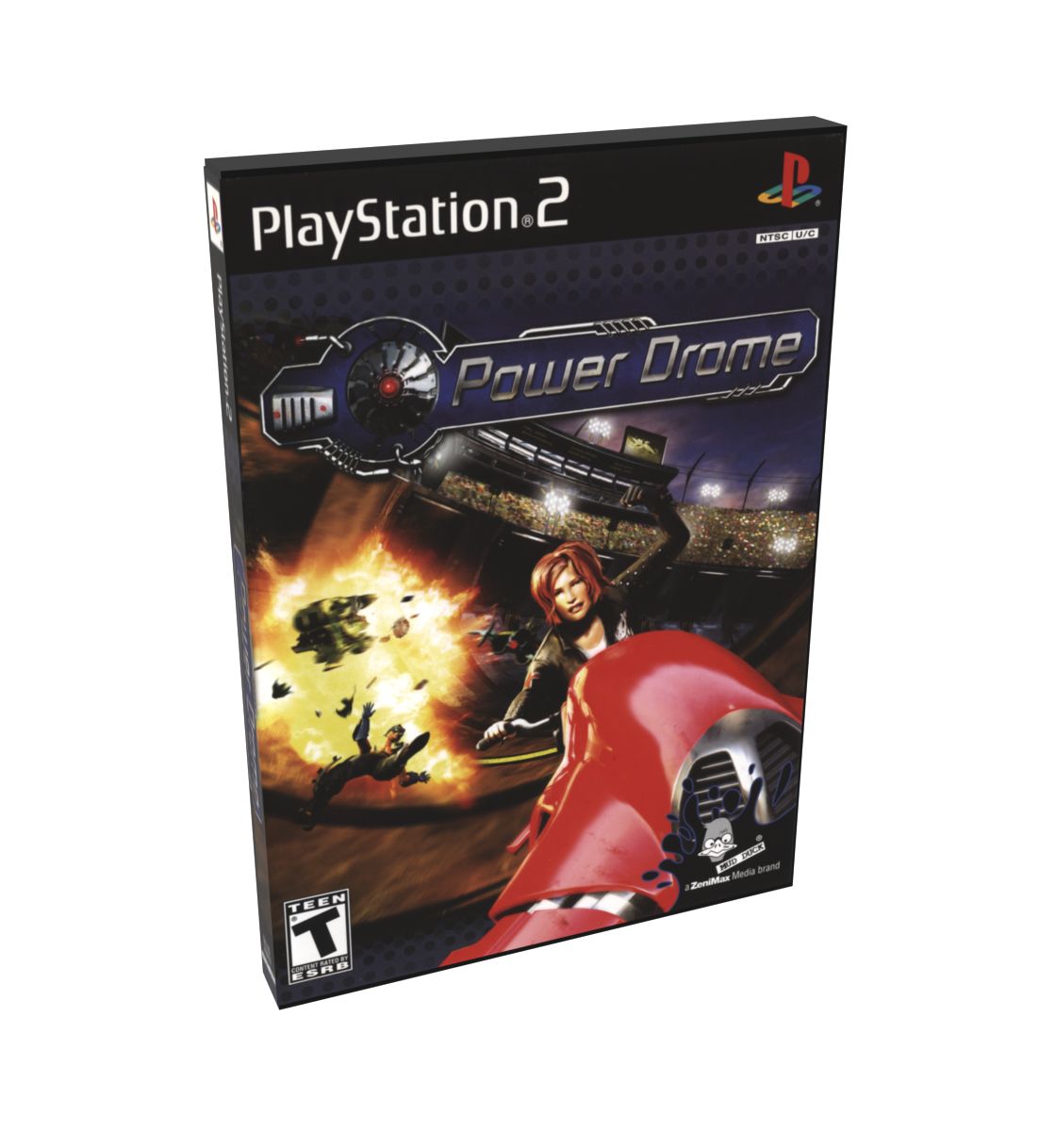 Power Drome | NTSC | Playstation 2 | PS2 | En | Reproduction Case and Booklet - NO GAME